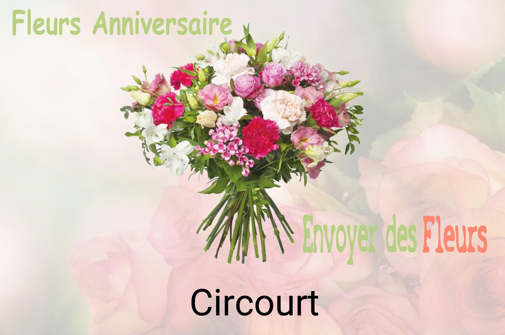 Bouquet de fleurs d’anniversaire livré à Circourt