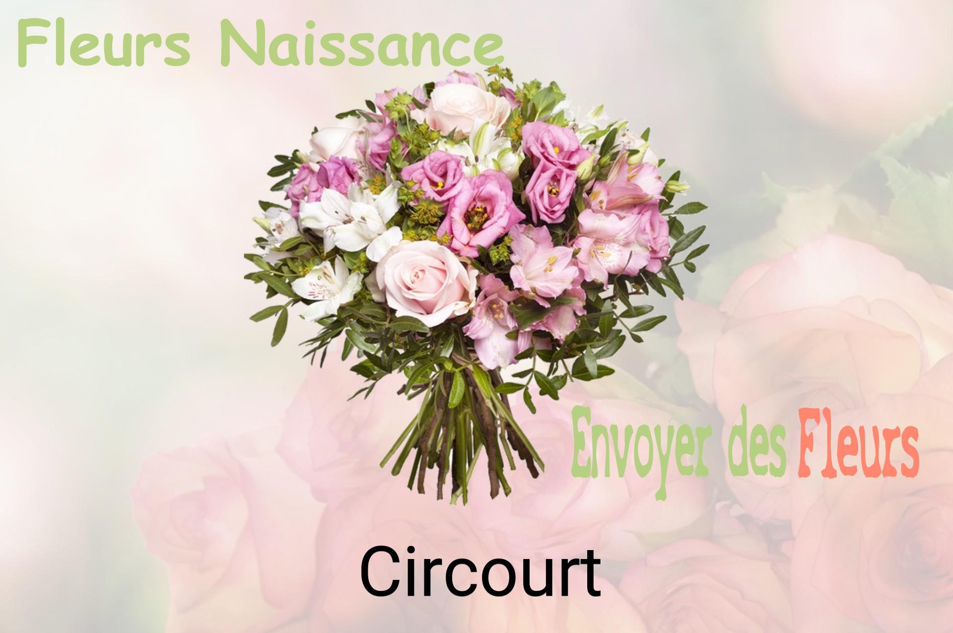 Bouquet de fleurs de naissance livré à Circourt